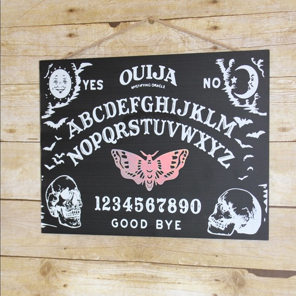 DECORATIVE WALL HANGING WOOD OUIJA BOARD NEW💀🎃 - Picture 7 of 16